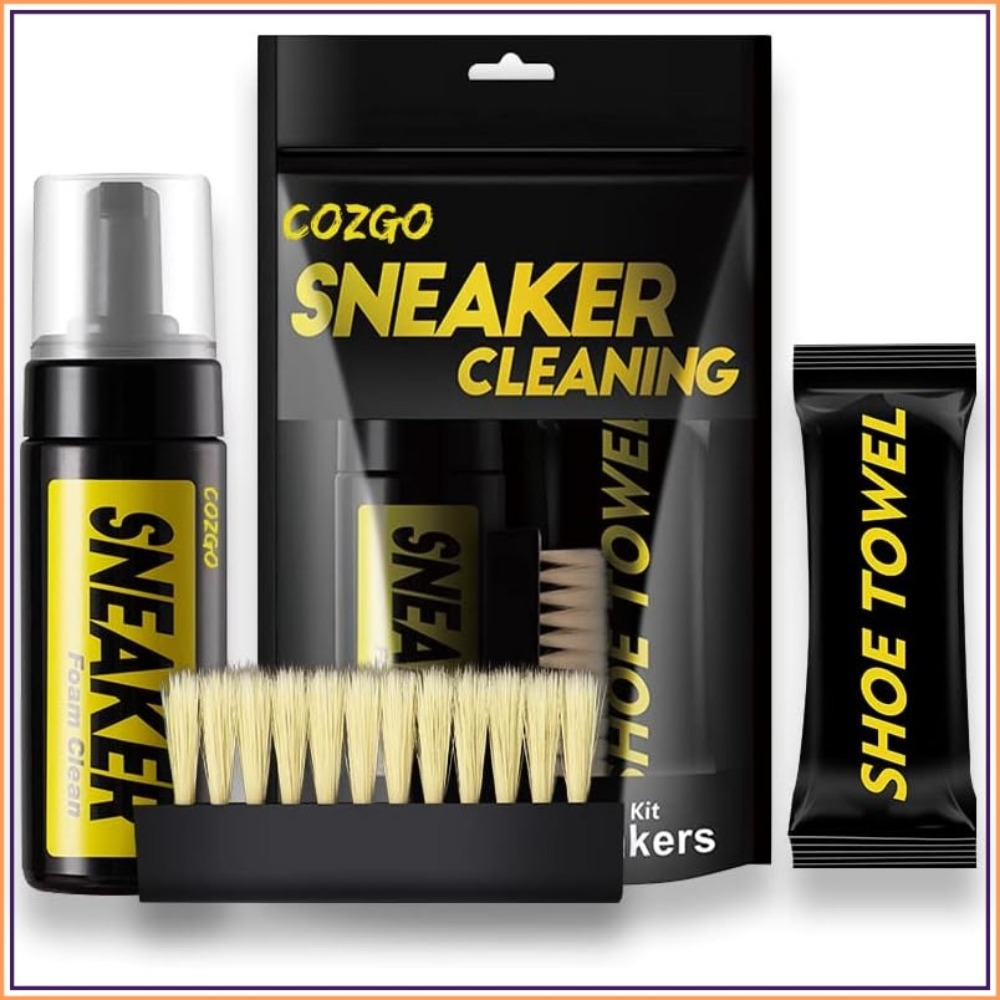 スニーカー用シューズクリーナーキット、水を使わないフォームク - Shoe Brush のレビューと価格