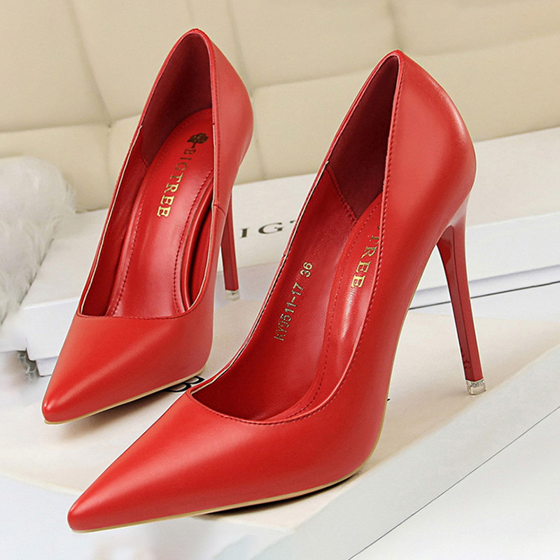 Bigtree-女性用合成皮革パンプス,ハイヒールの靴,モダ - Shoe Tree のレビューと価格