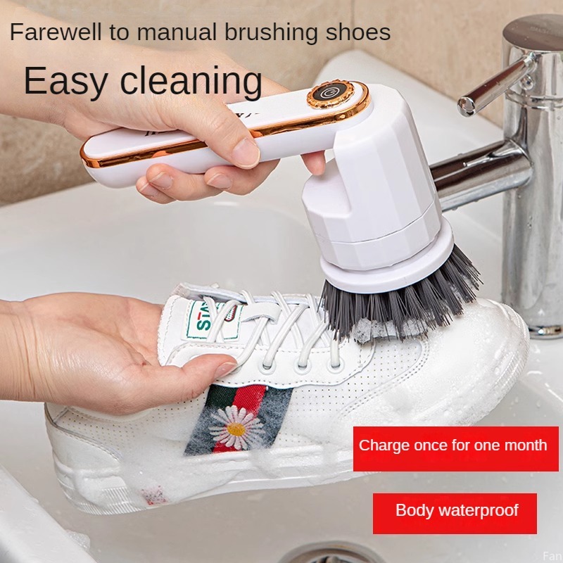 充電式電動ハンドブラシ,防水,多機能,家庭用および靴ツール - Shoe Brush のレビューと価格