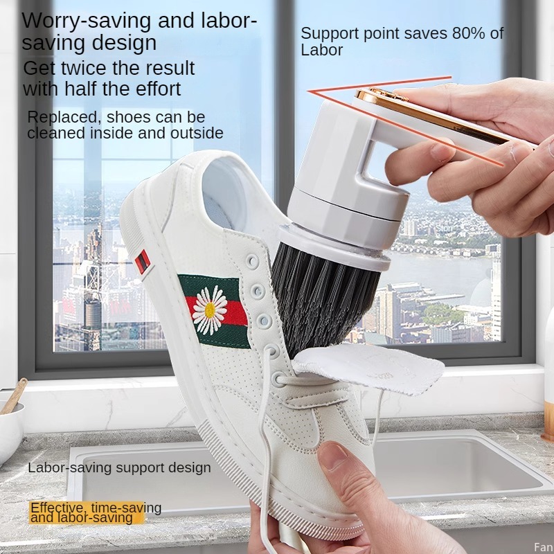 充電式電動ハンドブラシ,防水,多機能,家庭用および靴ツール - Shoe Brush のレビューと価格