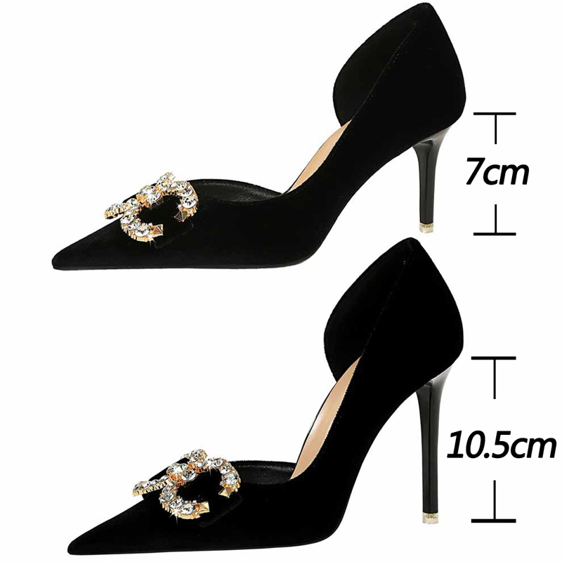 高級婦人用パンプス ハイヒール 7cm 10.5cm スティ - Shoe Tree のレビューと価格